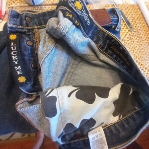 New LUCKY JEANS  221 SLIM STRAIGHT. 34 X 32